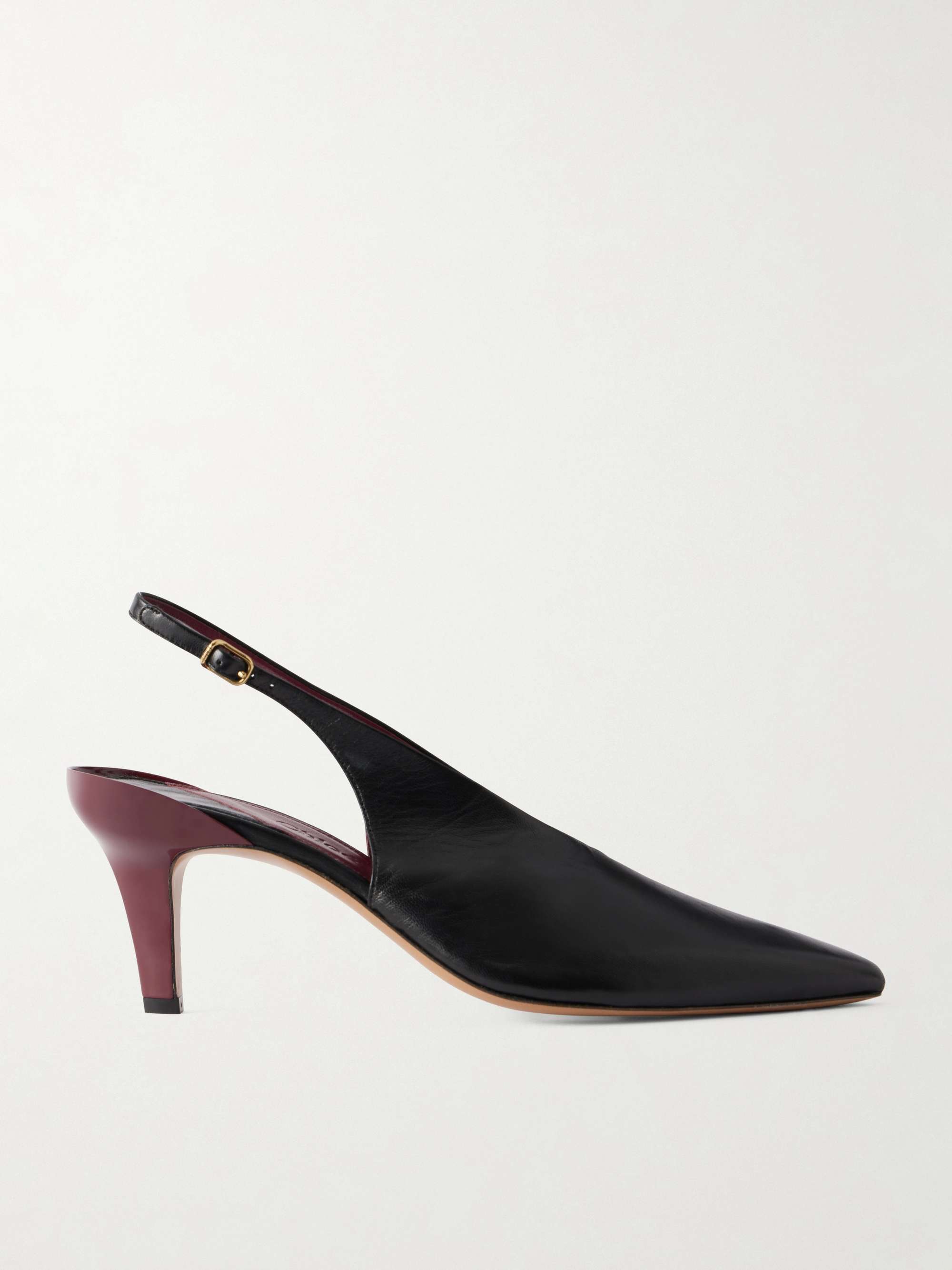 Suzie Leather Slingback Pumps