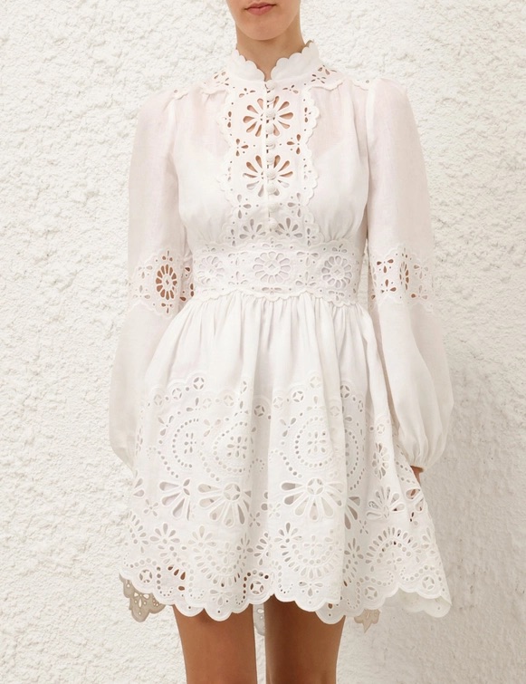 Zimmermannwear, Acacia Broderie Mini Dress