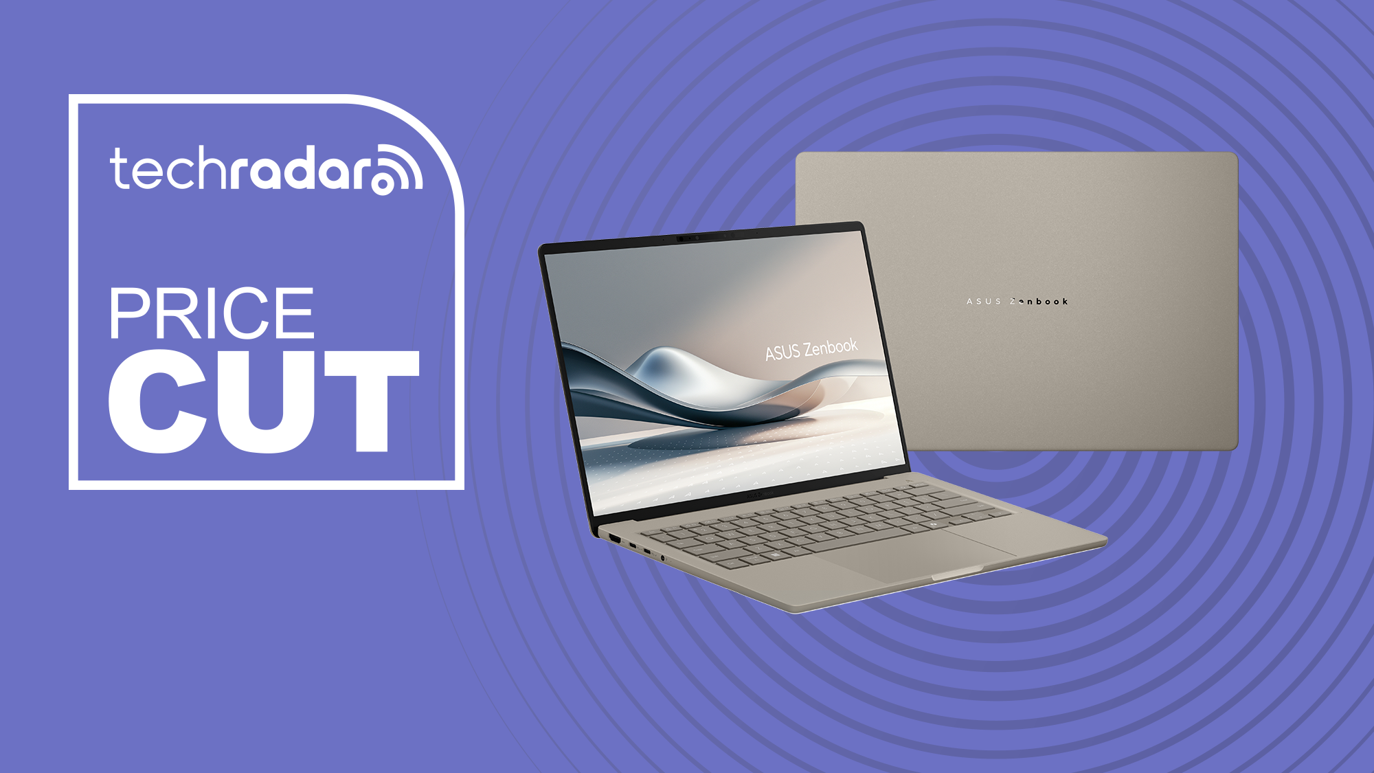 EOFY 2026 Australia TechRadar deals logo with a Asus Zenbook A14 laptop