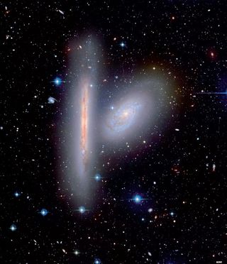 Interacting Galaxies (NGC 4302-4298)