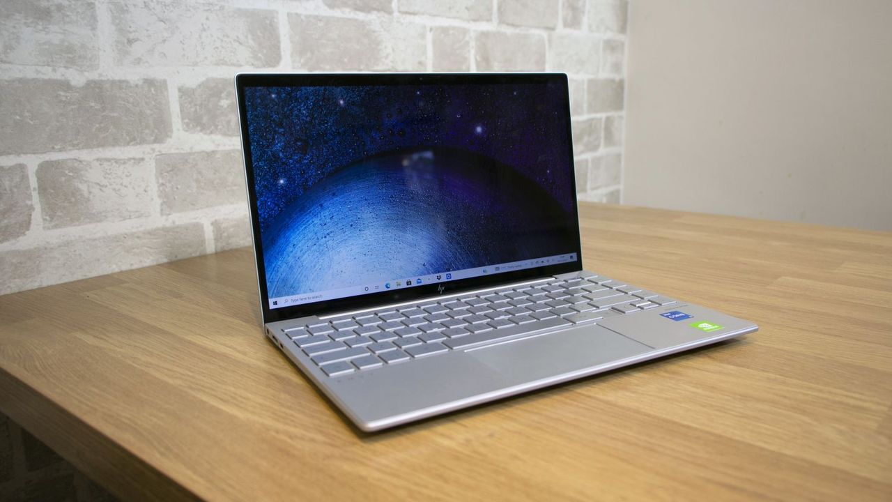 A photograph of the HP Envy 13 on a table