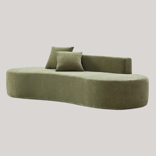 Wayfair.co.uk, Metro Lane Nerio Modern 240cm Compressed High-Density Foam Sofa With 2 Pillow and No Assembly Needed &amp;amp; Reviews | Wayfair.co.uk