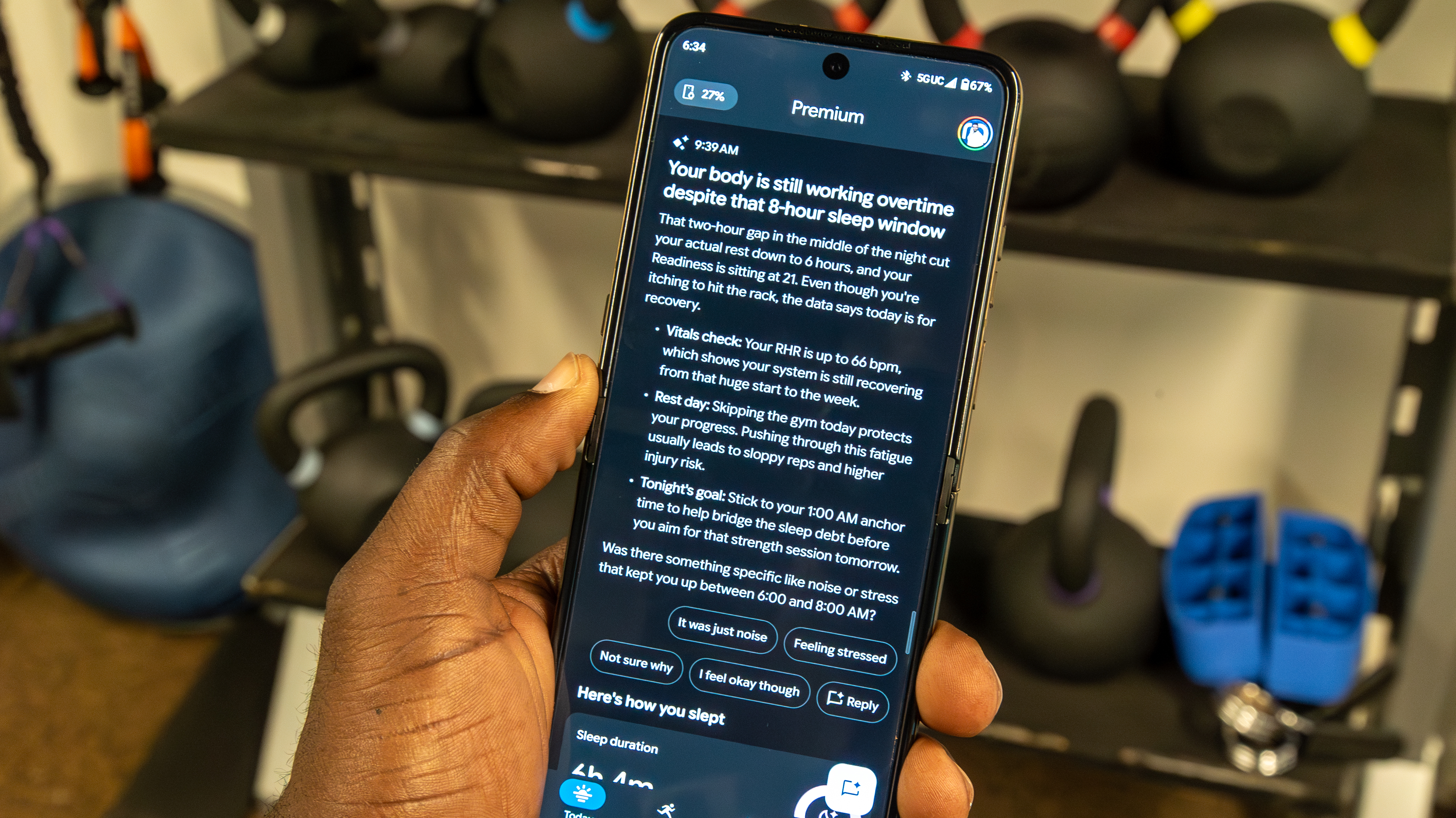 Google Health app Today tab