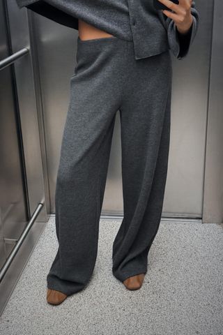 Soft Feel Ribbed Pants