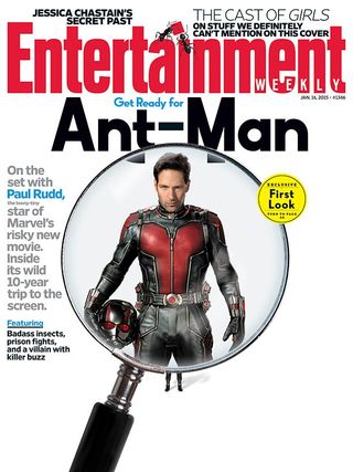 Paul Rudd Ant-Man suit EW cover