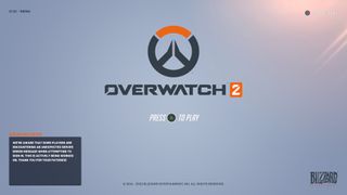 Overwatch 2 news message server issues on home screen