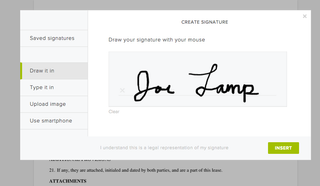 Dropbox signature
