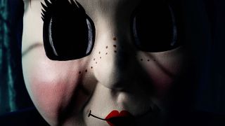 Promo image of the Dollface mask in The Strangers ― Chapter 1