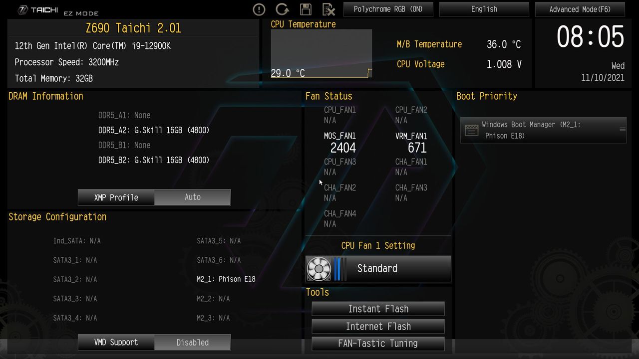 ASRock Z690 Taichi