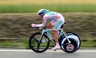 Alberto Contador during the Giro d'Italia in May