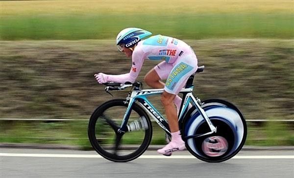 Contador during his Giro winning performance
