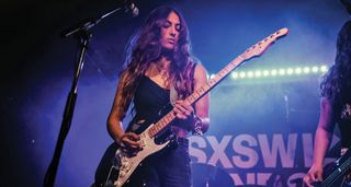 Baby Said's Veronica Pal rocks SXSW with her beloved G&L Comanche.