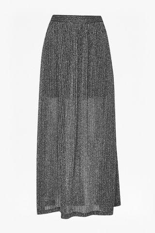 French Connection metallic maxi skirt