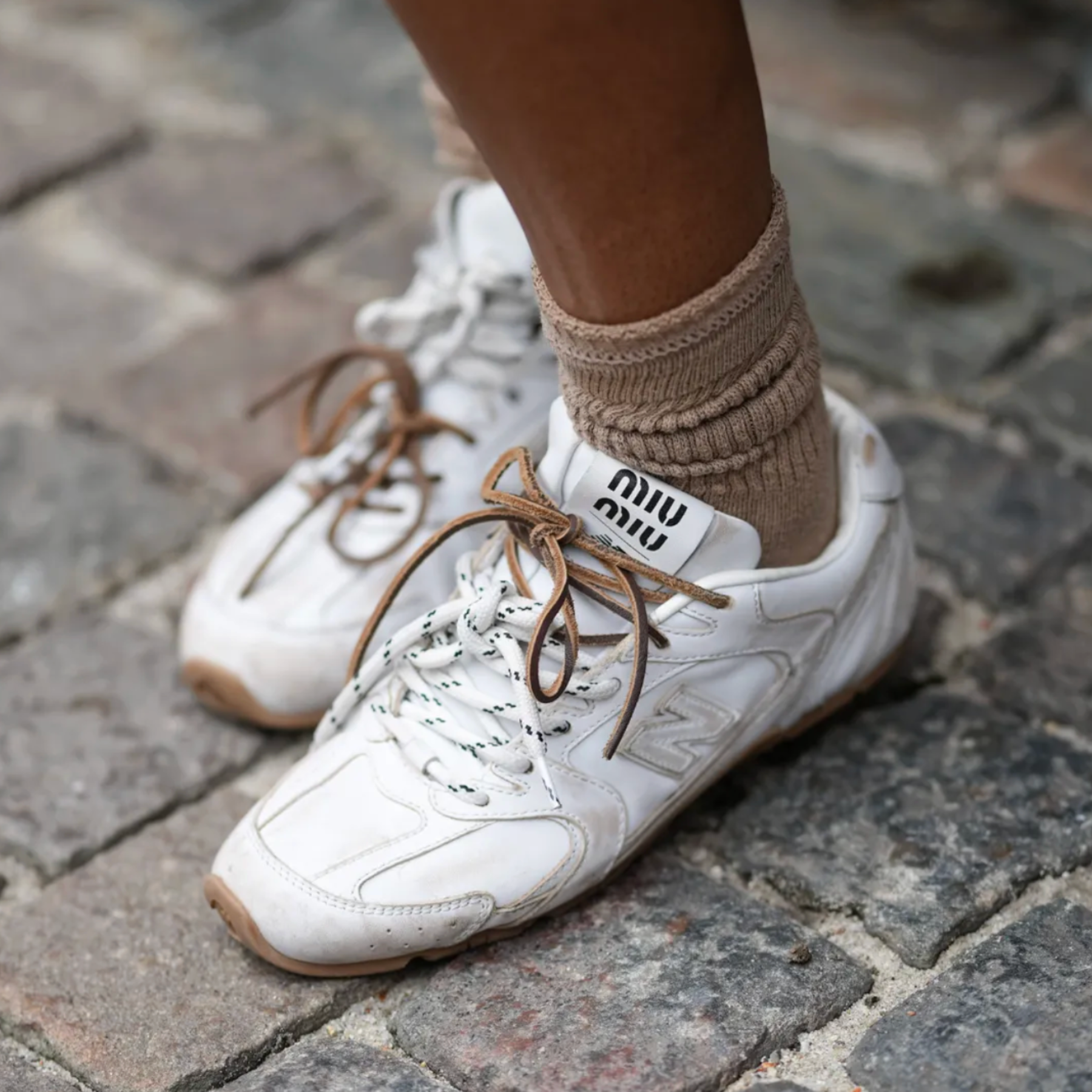 white miu miu trainers