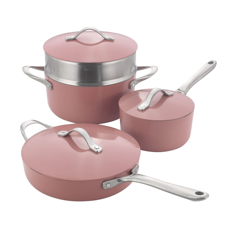 Procook Soho Cookware Set 4 Piece Coral