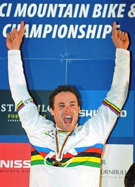 Jared Grave (Australia) atop the worlds podium.
