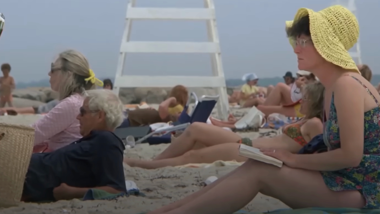 Beach scene from Jaws