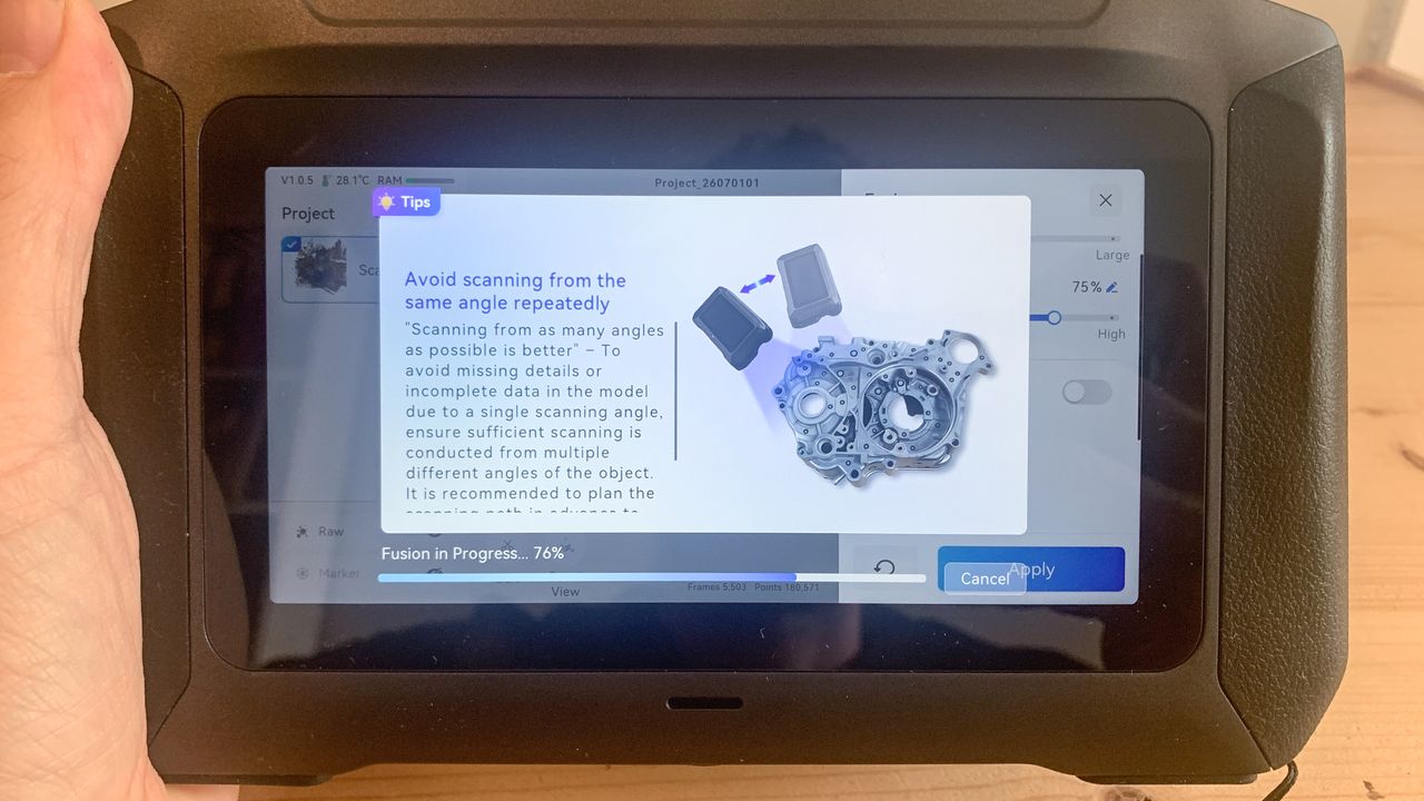 Creality Sermoon P1 Scanner