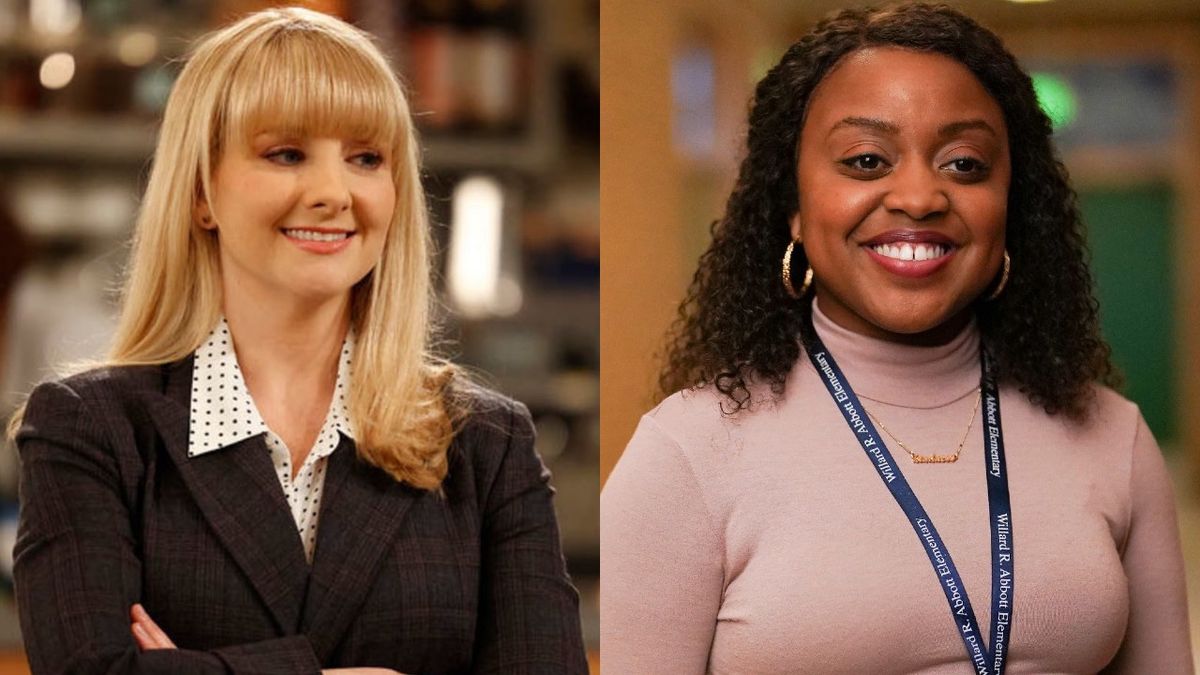 Melissa Rauch and Quinta Brunson