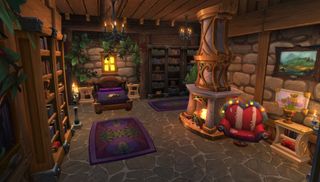 Promotional screenshot of Player Housing in World of Warcraft