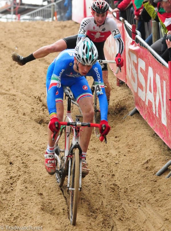 There were some strange descending styles on display in Koksijde