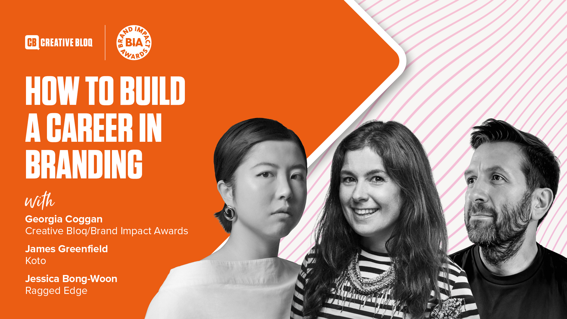 How to build a career in branding with three headshots two women and one man