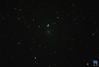 The Comet 41P/Tuttle-Giacobini-Kresák is seen from the Slooh online observatory's High Magnification Telescope in the Canary Islands on March 30, 2017