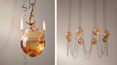 Lindsey Adelman lighting design inspired by oil lighting