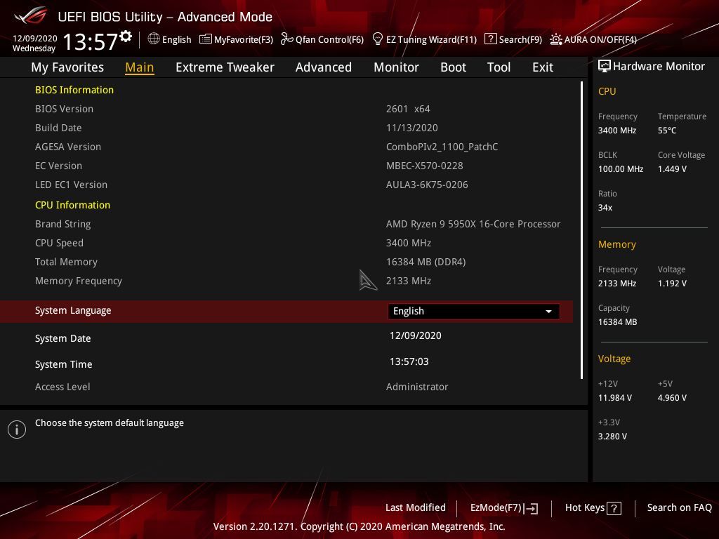 Asus ROG Crosshair VIII Dark Hero