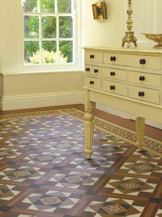 Victorian inspired original floor tiles