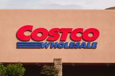 A Costco logo is displayed outside one of their stores on November 21, 2025 in San Diego, CA. 