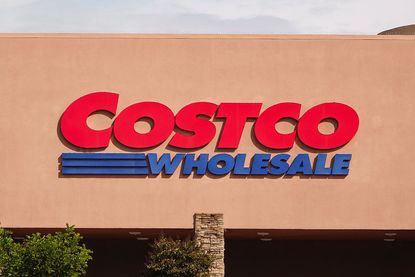 A Costco logo is displayed outside one of their stores on November 21, 2025 in San Diego, CA.