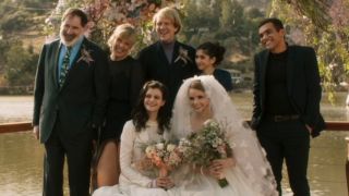 The family wedding photo from the series finale of Everything's Gonna Be Okay.