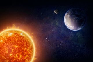 How big is the sun? : sun and Earth