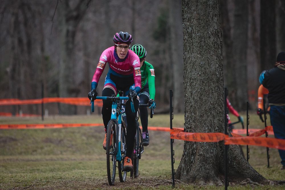 Sunny Gilbert and Katie Clouse in the lead at Ruts 'n' Guts