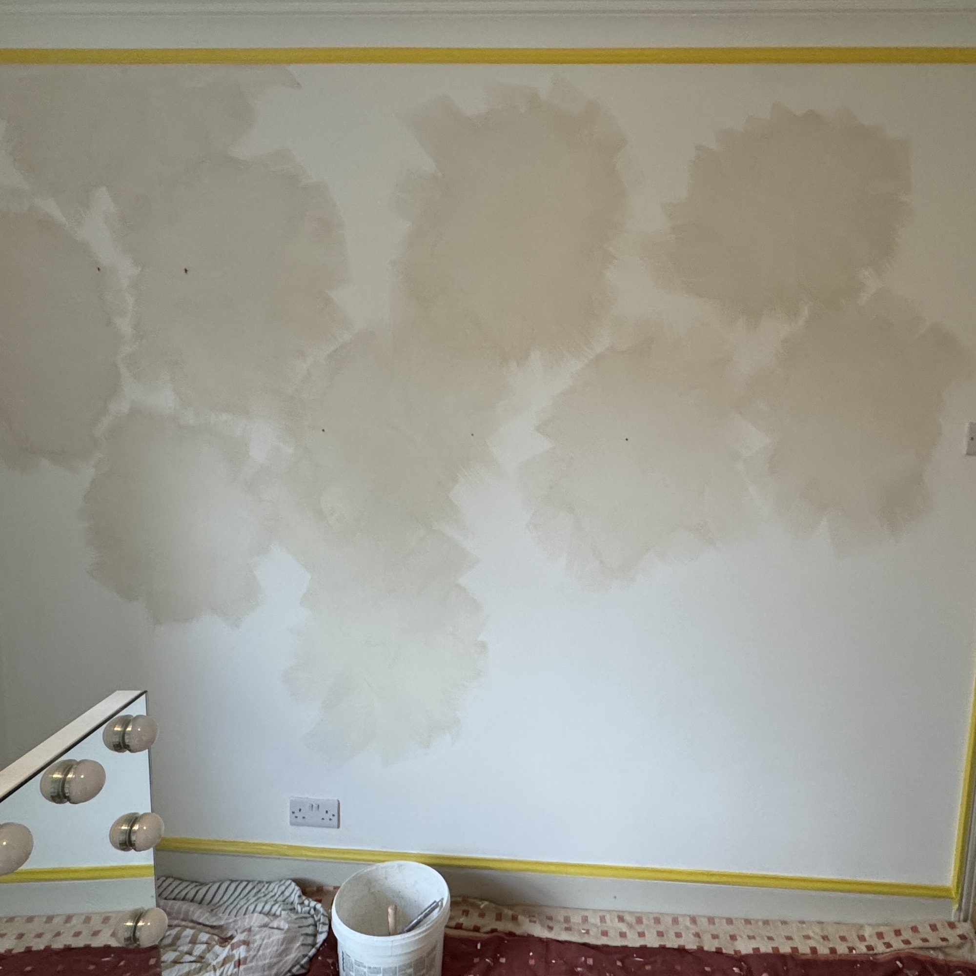 limewashed walls