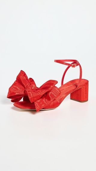 Loeffler Randall Carmen Mid Heel Bow Sandals