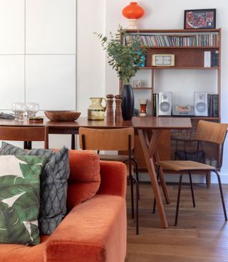 Vintage interiors aficionados Emma and Karim yearned for a mid-century house, which they found in this Essex renovation project – now their unique new home