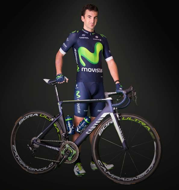 Gorka Izagirre with the 2016 bike