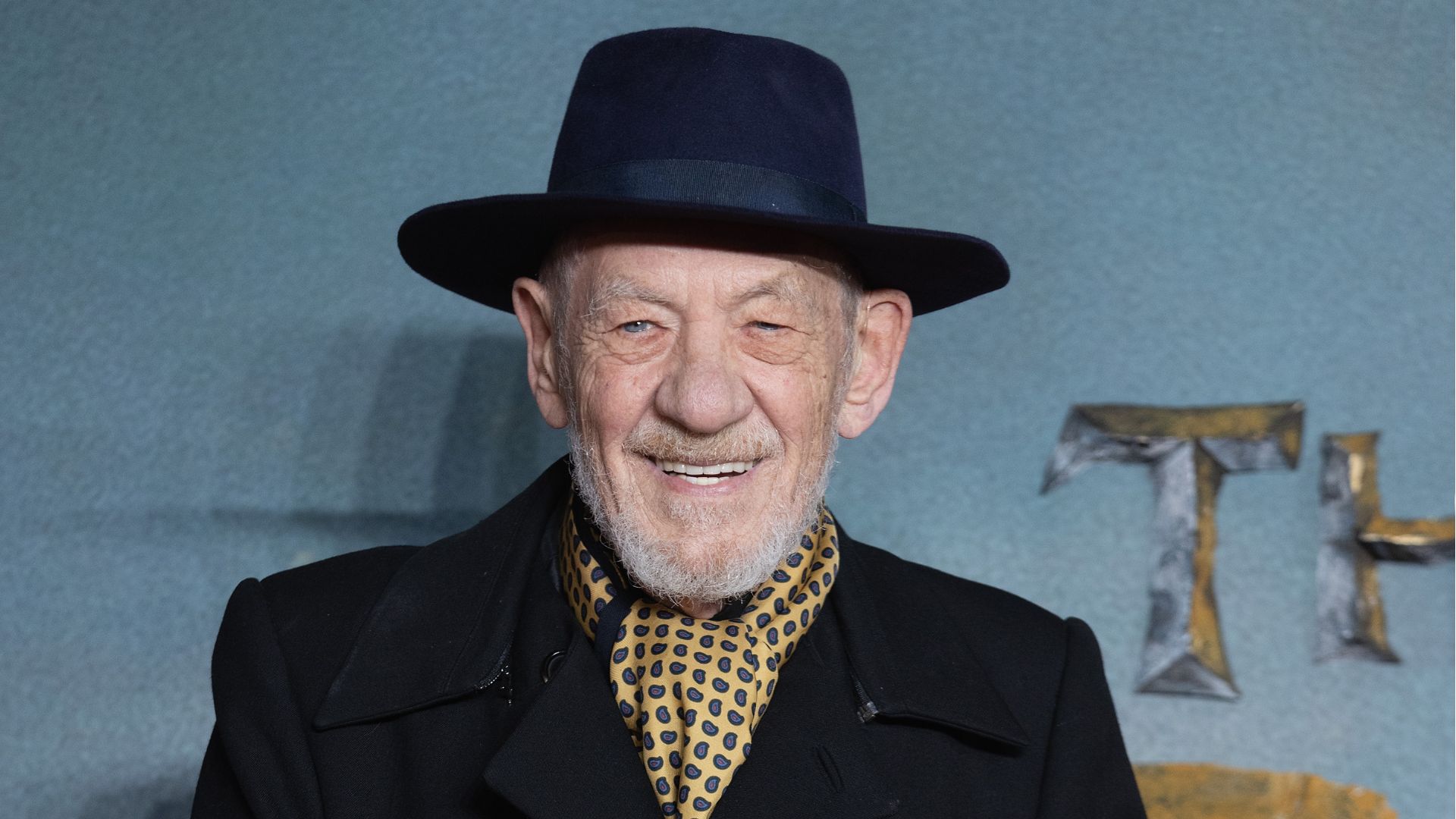 an image of Sir Ian McKellen attending "The Lord of the Rings: The War of the Rohirrim" world premiere in London. (Photo by Jo Hale/WireImage)