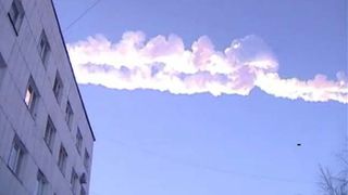 Russian Meteor Smoke Trail
