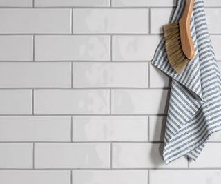 Metro wall tiles white wall tiles with light gray grout