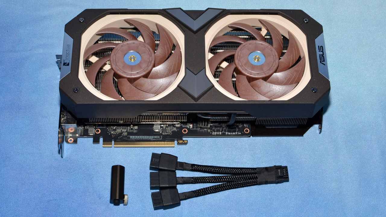 Asus RTX 4080 Noctua unboxing and product shots