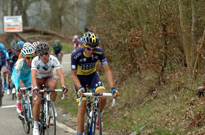 Alberto Contador (Team Saxo-Tinkoff) showed early form but couldn't make it last