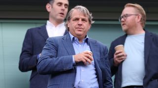 LONDON, ENGLAND - AUGUST 13: Chelsea owner Todd Boehly during the Premier League match between Chelsea FC and Liverpool FC at Stamford Bridge on August 13, 2023 in London, England. (Photo by Jacques Feeney/Offside/Offside via Getty Images)