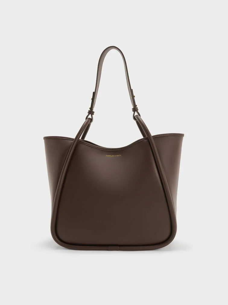 Charles &amp; Keith, Lyla Tubular Slouchy Tote Bag