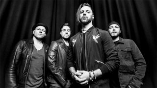 Bullet For My Valentine in black and white