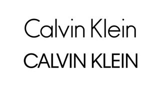 Calvin Klein joined the world of upper-case sans serifs this year