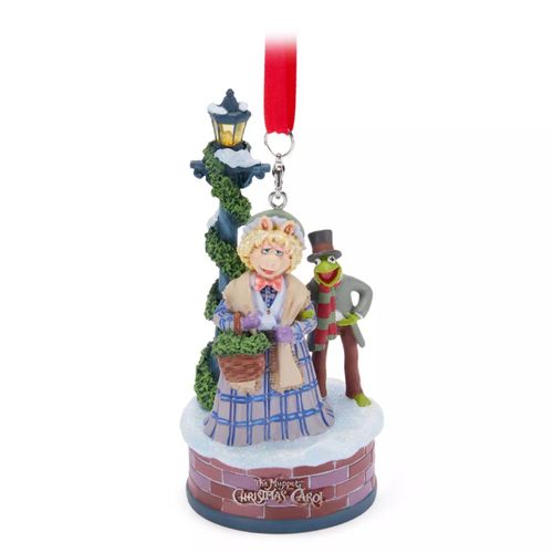 Kermit and Miss Piggy Light-Up Living Magic Sketchbook Ornament 