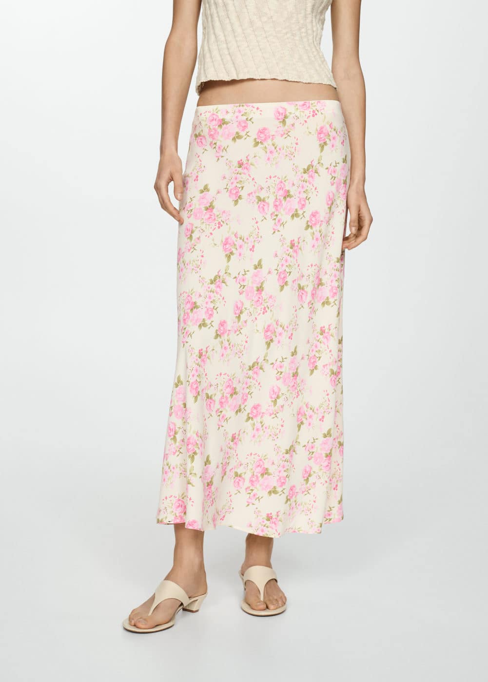 Floral Long Skirt -  Women